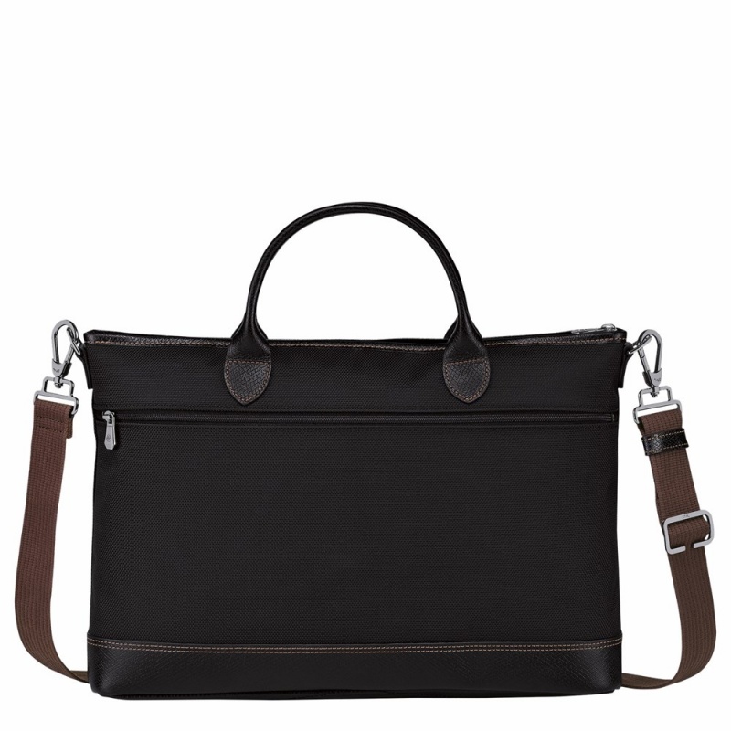 Black Longchamp Boxford S Men's Briefcase Bags